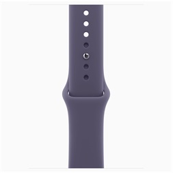 Apple Watch S11 GPS-es (46mm) ezüst alumínium tok, ködös lila M/L sportszíjas okosóra