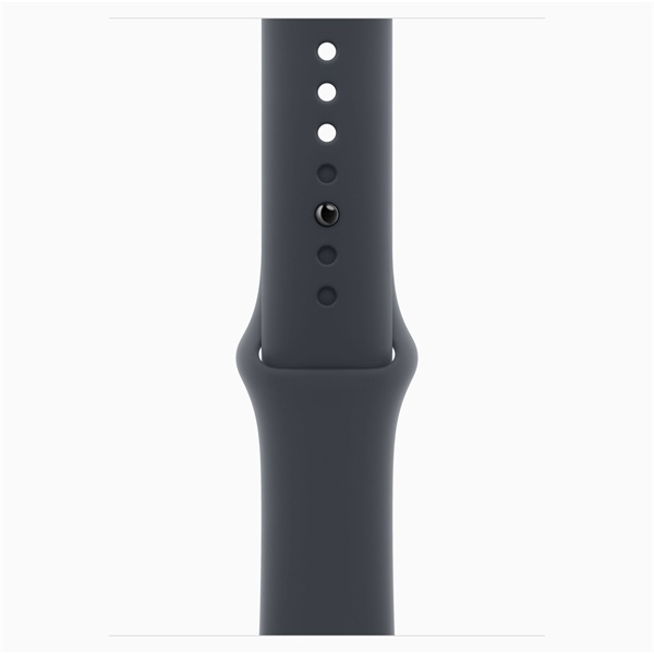 Apple Watch SE3 GPS-es (44mm) éjfekete alumínium tok, éjfekete M/L sportszíjas okosóra