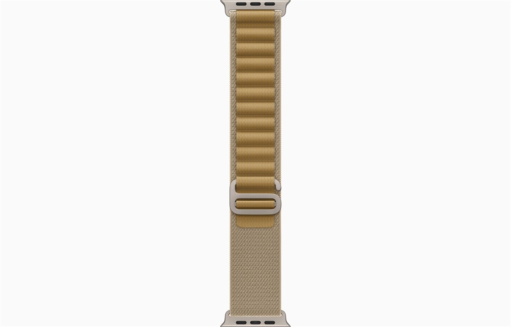 Apple Watch Ultra2 v2 Cellular (49mm) natúr titán tok, drapp alpesi pánt (M) okosóra