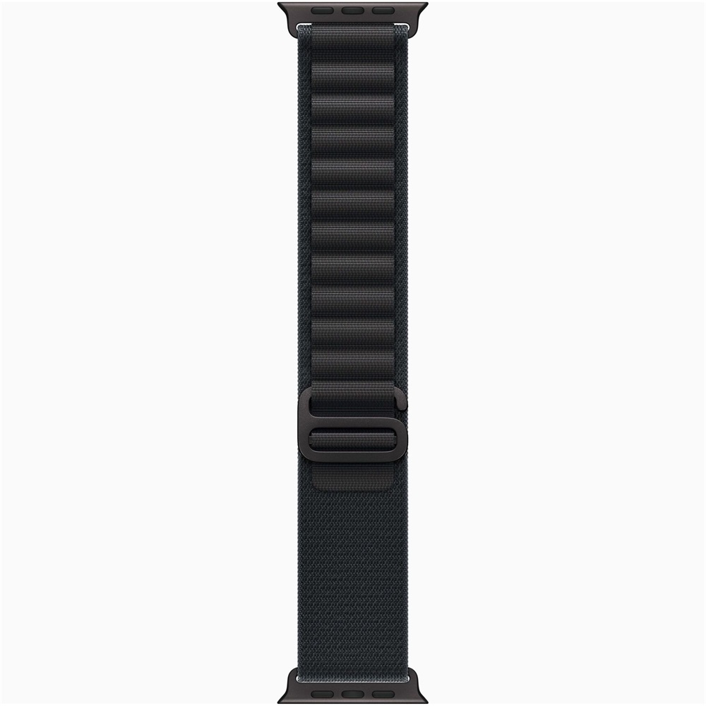 Apple Watch Ultra 3 Cellular (49mm) fekete titánium tok, fekete L alpesi pánt okosóra