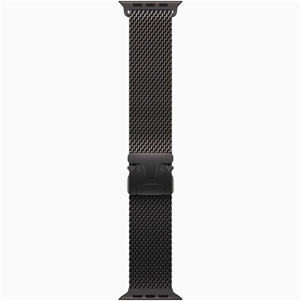 Apple Watch Ultra 3 Cellular (49mm) fekete titánium tok, fekete S milánói szíjas okosóra