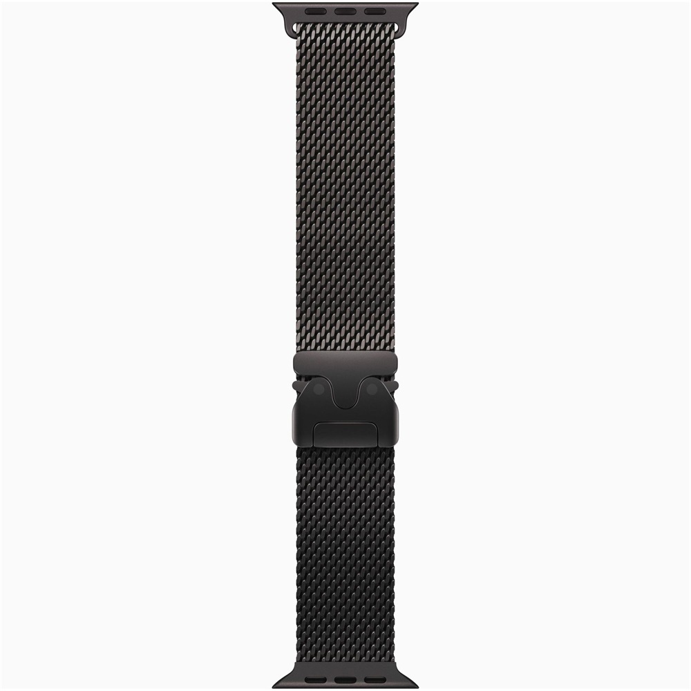 Apple Watch Ultra 3 Cellular (49mm) fekete titánium tok, fekete S milánói szíjas okosóra