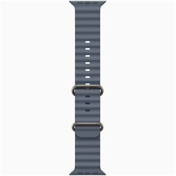 Apple Watch Ultra 3 Cellular (49mm) natúr titánium tok, acélkék óceán szíjas okosóra