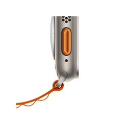 Apple Watch Ultra Cellular (49mm) ezüst titánium tok, fehér alpesi pánt (M) okosóra