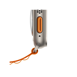 Apple Watch Ultra Cellular (49mm) ezüst titánium tok, fehér alpesi pánt (M) okosóra