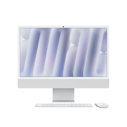 Apple iMac 24"4,5K Retina/M4 chip 10 magos CPU és GPU/16GB/256GB SSD/ezüst All-in-One asztali számítógép