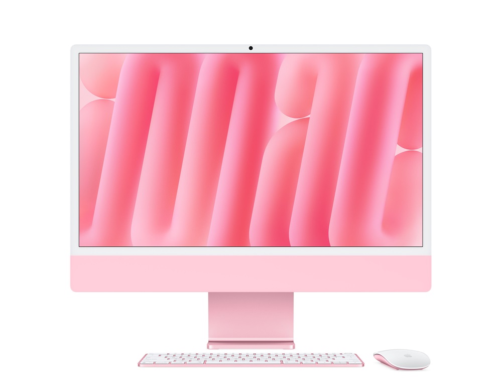 Apple iMac 24"4,5K Retina/M4 chip 10 magos CPU és GPU/24GB/512GB SSD/pink All-in-One asztali számítógép