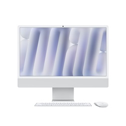 Apple iMac 24"4,5K Retina/M4 chip 8 magos CPU és GPU/16GB/256GB SSD/ezüst All-in-One asztali számítógép