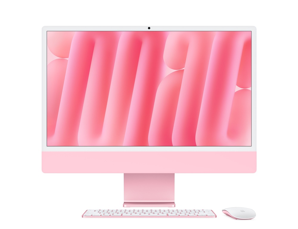 Apple iMac 24"4,5K Retina/M4 chip 8 magos CPU és GPU/16GB/256GB SSD/pink All-in-One asztali számítógép