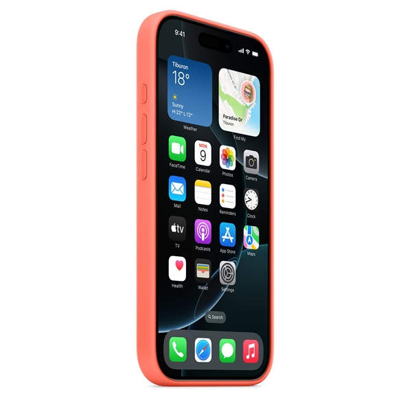 Apple mdfy4zm/a iPhone 16 Pro mandarin szilikon hátlap