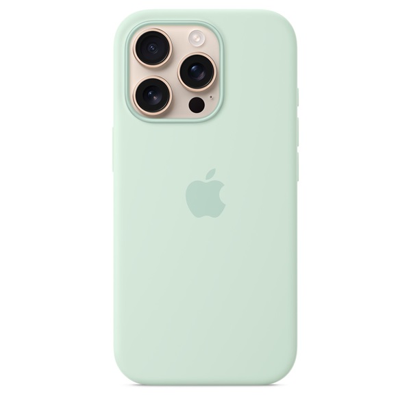 Apple mdg04zm/a iPhone 16 Pro akvamarin szilikon hátlap