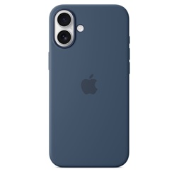 Apple myya3zm/a iPhone 16 Plus farmerkék szilikon MagSafe hátlap