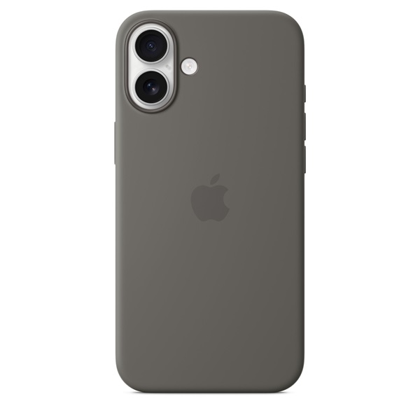Apple myyc3zm/a iPhone 16 Plus szürke szilikon MagSafe hátlap