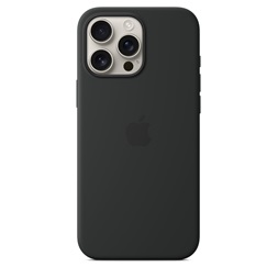 Apple myyt3zm/a iPhone 16 Pro Max fekete szilikon MagSafe hátlap