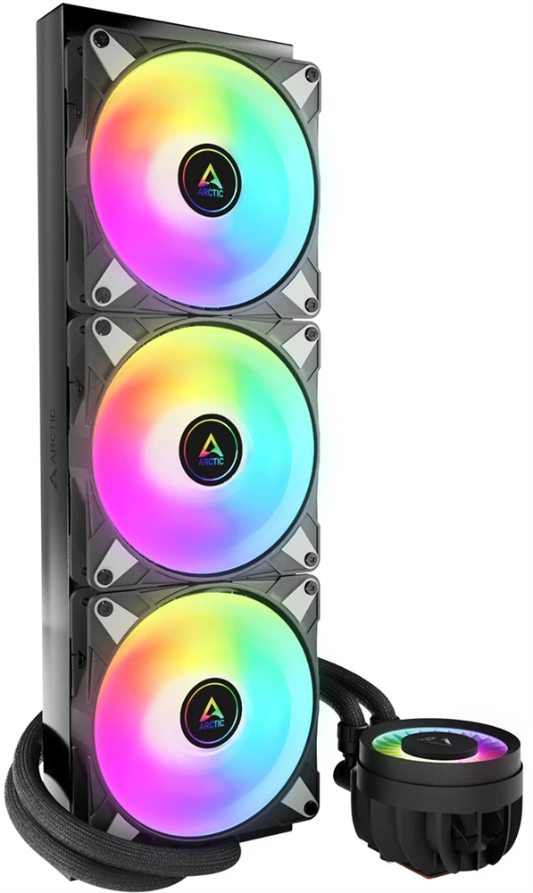 Arctic ACFRE00145A Liquid Freezer III 420 A-RGB fekete vízhűtéses processzorhűtő
