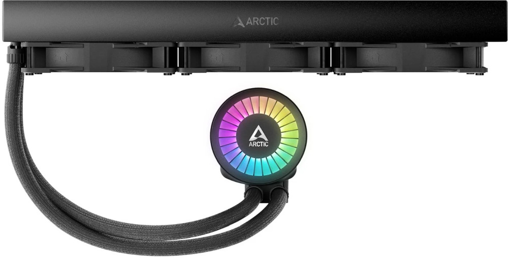 Arctic ACFRE00145A Liquid Freezer III 420 A-RGB fekete vízhűtéses processzorhűtő