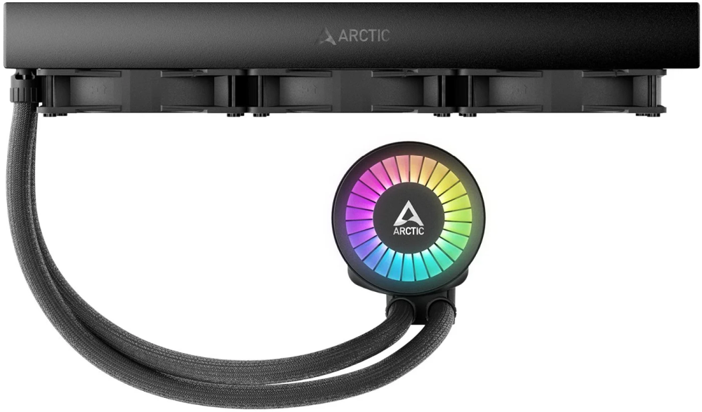 Arctic Liquid Freezer III 360 A-RGB fekete vízhűtéses processzorhűtő