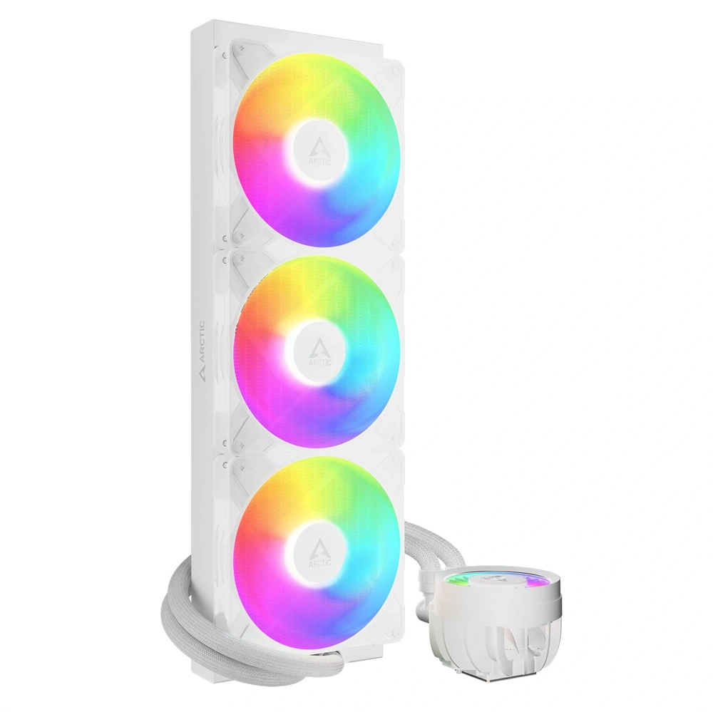 Arctic Liquid Freezer III Pro 420 A-RGB fehér vízhűtéses processzor hűtő