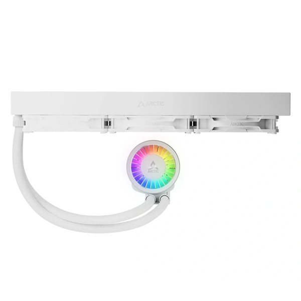 Arctic Liquid Freezer III Pro 420 A-RGB fehér vízhűtéses processzor hűtő