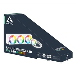 Arctic Liquid Freezer III Pro 420 A-RGB fehér vízhűtéses processzor hűtő