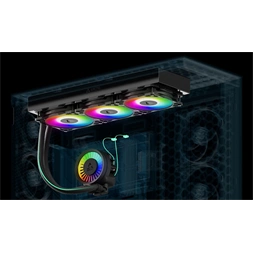 Arctic Liquid Freezer III Pro 420 A-RGB fekete vízhűtéses processzor hűtő