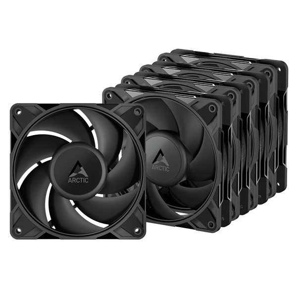 Arctic P12 Pro PST 5db 120mm PWM fekete ventilátor