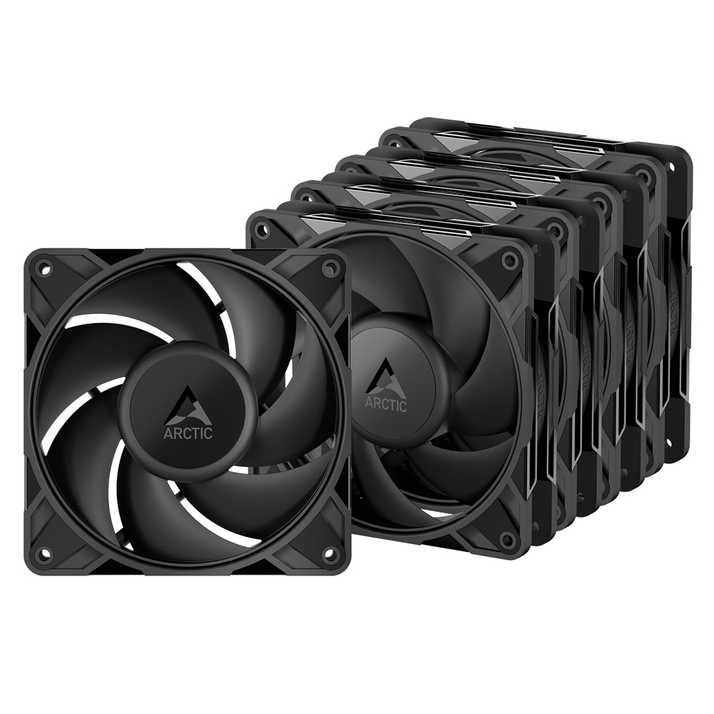 Arctic P12 Pro PST 5db 120mm PWM fekete ventilátor