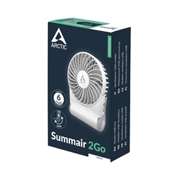 Arctic Summair 2Go 91mm fehér kézi akkus ventilátor