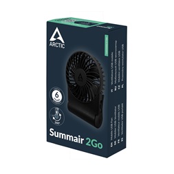 Arctic Summair 2Go 91mm fekete kézi akkus ventilátor