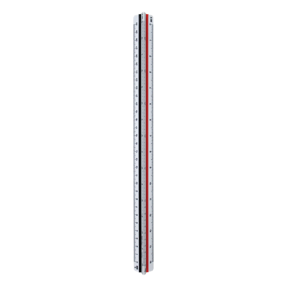 Aristo 30 cm "A" építész léptékvonalzó