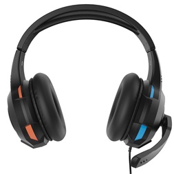 Armor3 M07222-BUOR SoundTac Nintendo/PS/XBOX/PC/Mac unvierzális vezetékes kék-narancssárga gamer headset