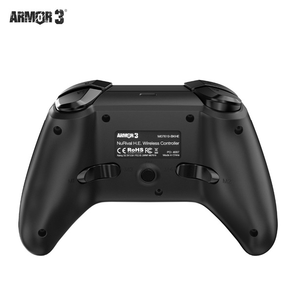 Armor3 M07619-BKHE NuRival Nintendo Switch fekete vezeték nélküli Hall Effect Stick kontroller