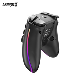 Armor3 M07619-BKHE NuRival Nintendo Switch fekete vezeték nélküli Hall Effect Stick kontroller