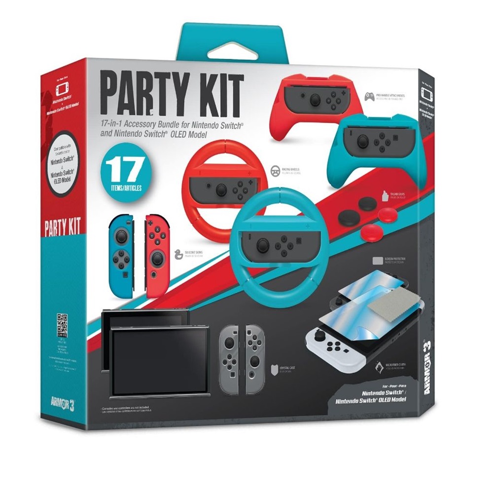 Armor3 M07532 Nintendo Switch/OLED party csomag