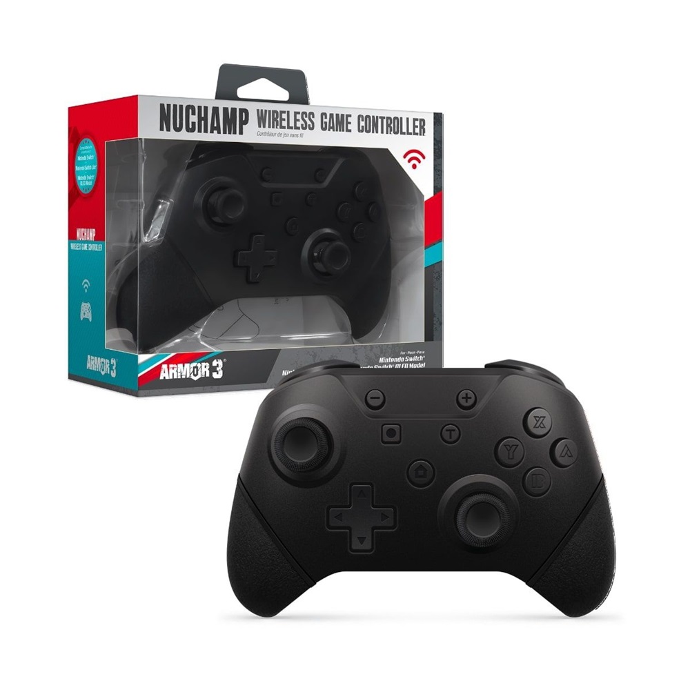 Armor3 M07467-BK NuChamp Nintendo Switch vezeték nélküli fekete kontroller