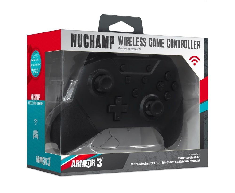 Armor3 M07467-BK NuChamp Nintendo Switch vezeték nélküli fekete kontroller