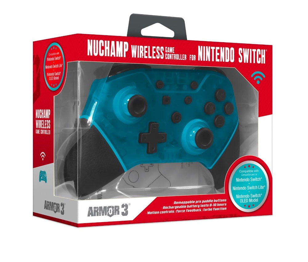Armor3 M07467-TQ NuChamp Nintendo Switch vezeték nélküli türkiz kontroller