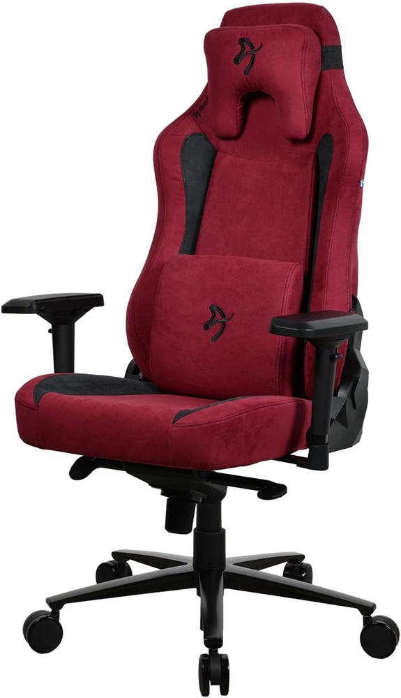 Arozzi Vernazza Supersoft Fabric bordó gamer szék
