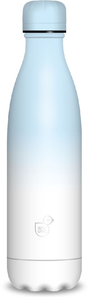 Ars Una 500ml-es Gradient white-sky blue duplafalú fémkulacs