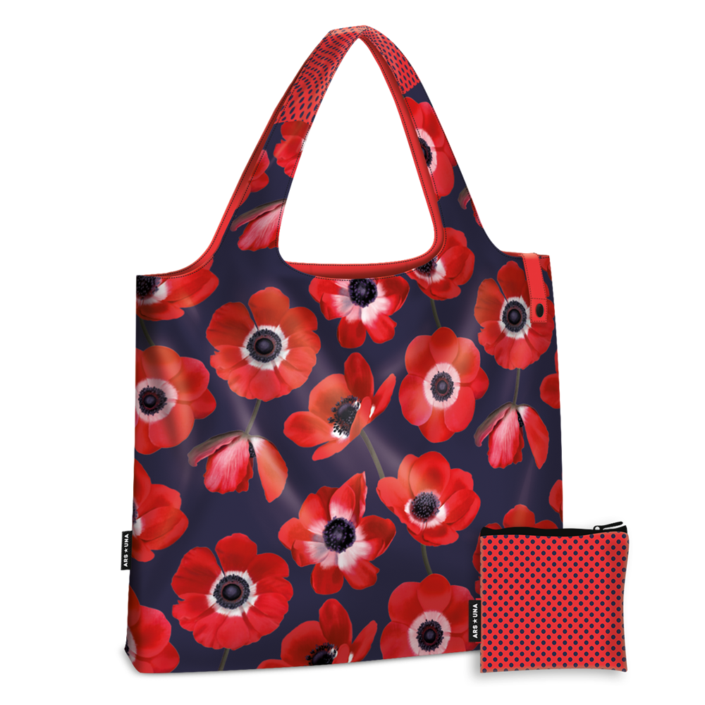 Ars Una Anemones Dark 5352 22 L bevásárlótáska