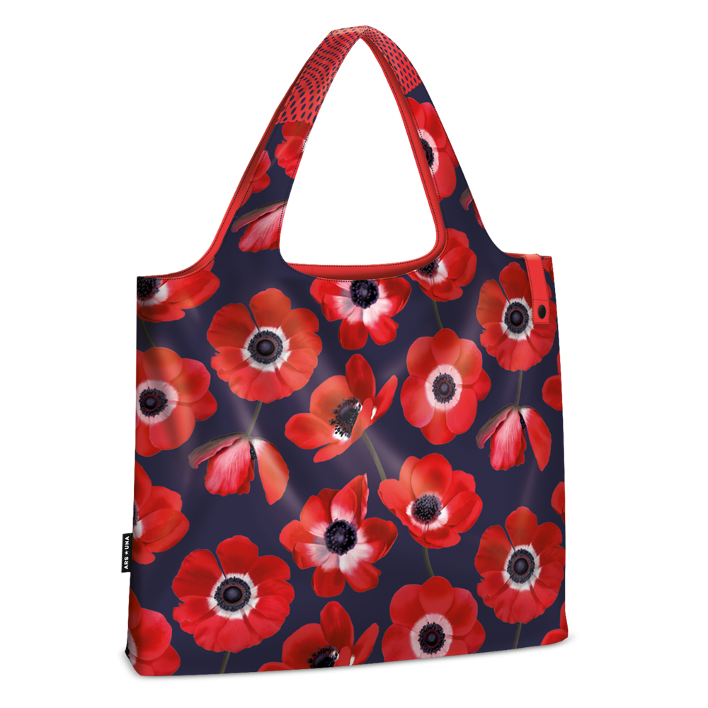 Ars Una Anemones Dark 5352 22 L bevásárlótáska