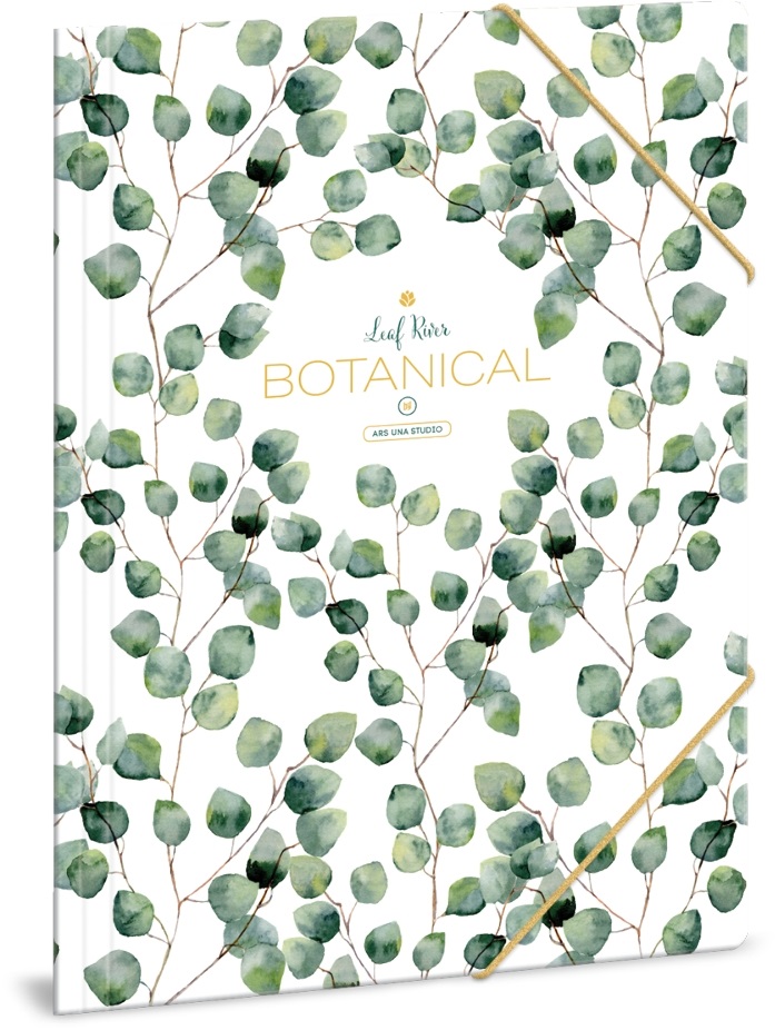 Ars Una Botanic Leaf A4 gumis mappa