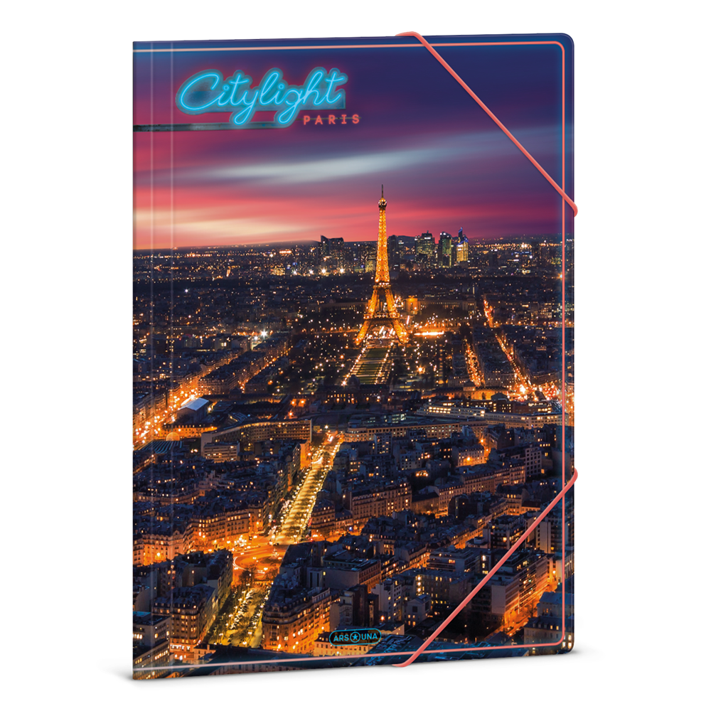 Ars Una City Light-Paris 24 (5439) A4 gumis mappa