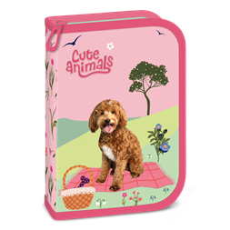 Ars Una Cute Animals Doggie 25 (5458) töltött tolltartó
