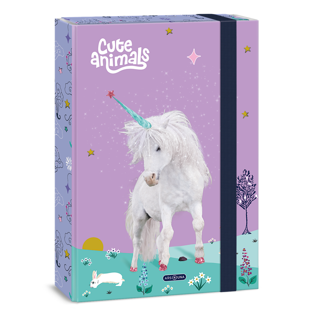 Ars Una Cute Animals Unicorn 25 (5448) A4 füzetbox