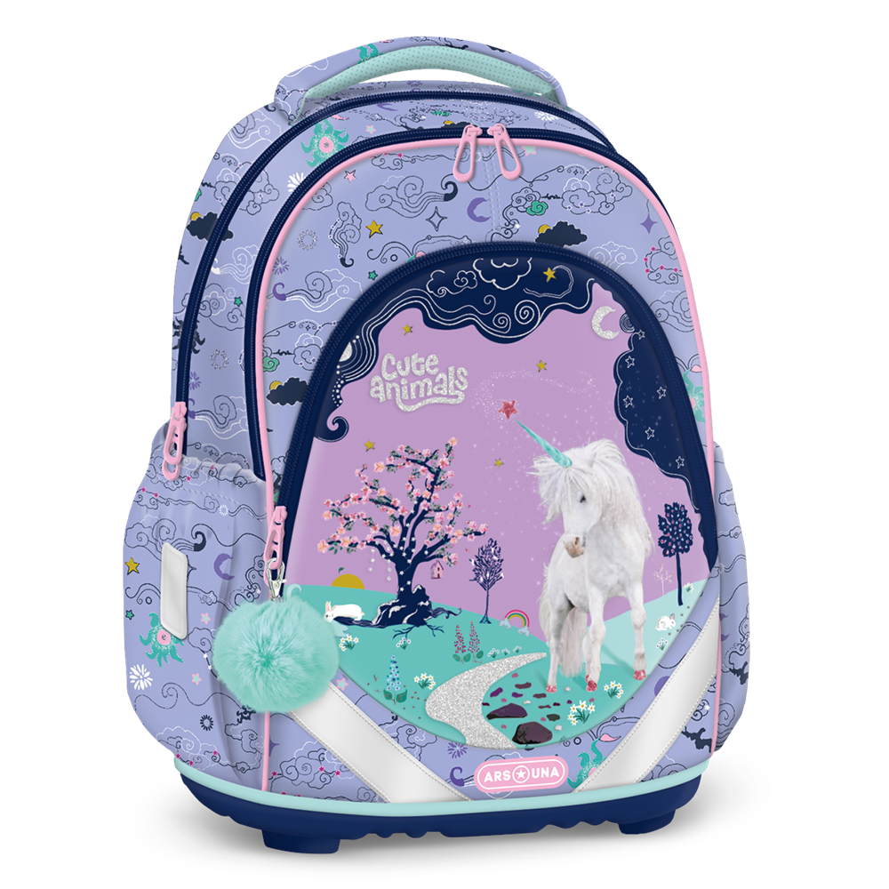 Ars Una Cute Animals Unicorn 25 (5448) anatómiai iskolatáska
