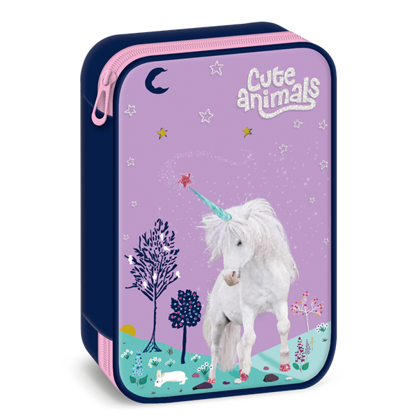 Ars Una Cute Animals Unicorn 25 (5448) többszintes tolltartó