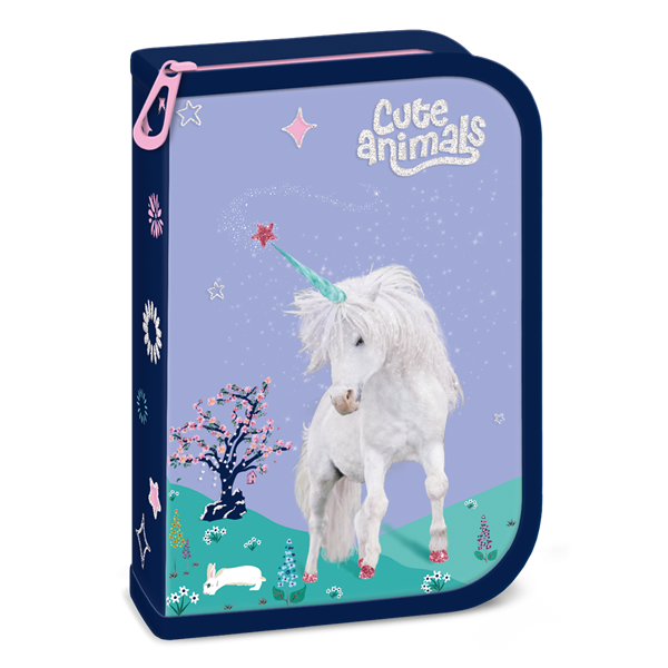 Ars Una Cute Animals Unicorn 25 (5448) töltött tolltartó