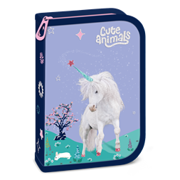 Ars Una Cute Animals Unicorn 25 (5448) töltött tolltartó