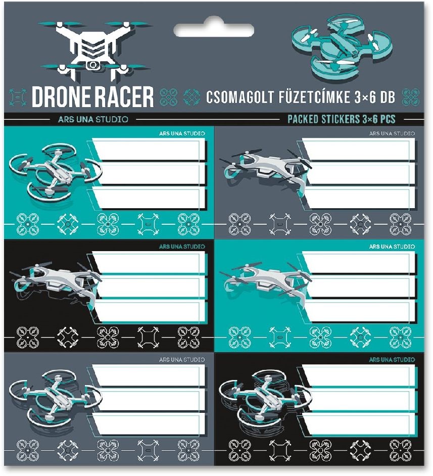 Ars Una Drone Racer 5131 3x6db füzetcímke